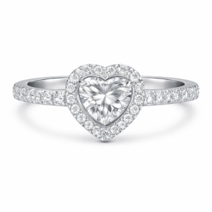 1 Carat Heart Shape Lab Grown Diamond Ring – IGI Certified