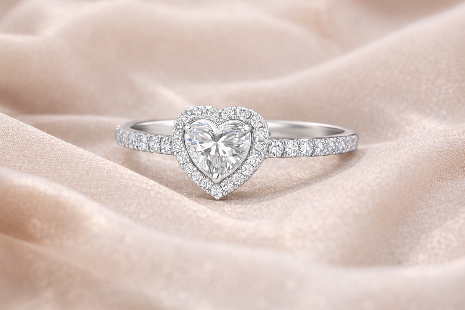 1 Carat Heart Shape Lab Grown Diamond Ring β IGI Certified - Image 7