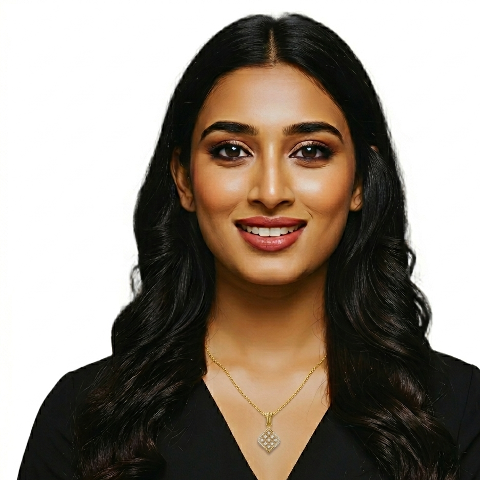 Round Lab Grown Diamond Pendant β Leaf Inspired Drop Design | IGI Certified - Image 6