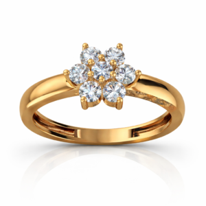 0.70 Ct Lab Grown Diamond Floral Cluster Ring – Elegant Everyday Luxury | IGI Certified