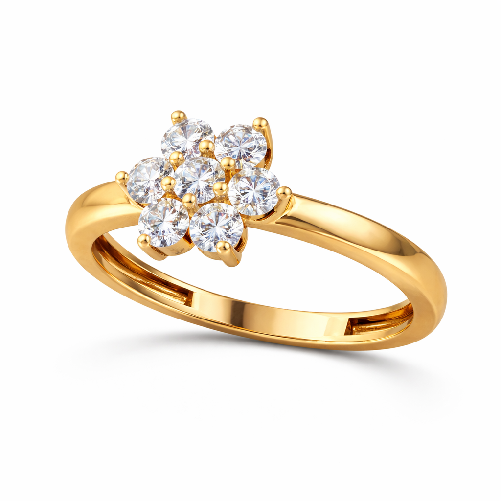 0.70 Ct Lab Grown Diamond Floral Cluster Ring β Elegant Everyday Luxury | IGI Certified - Image 3