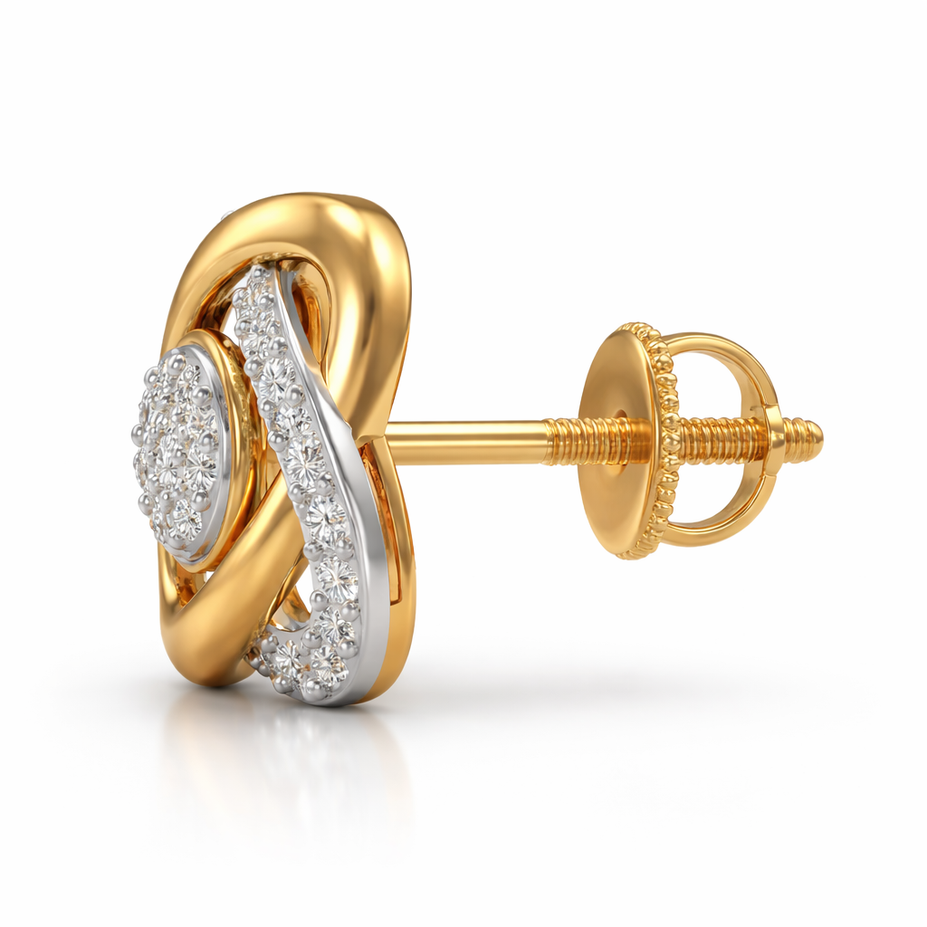 Interlocking Designer Studs | IGI Certified - Image 2