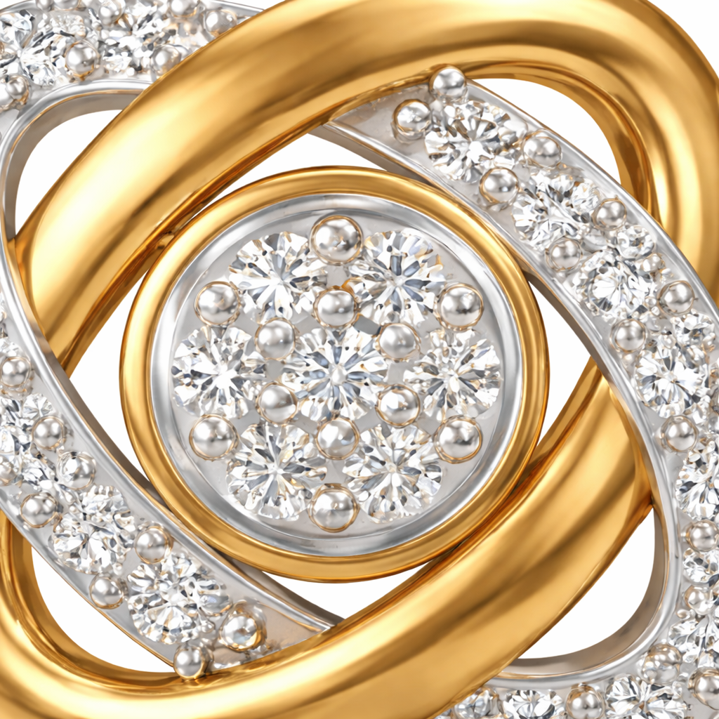 Interlocking Designer Studs | IGI Certified - Image 5