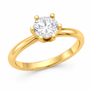 Classic Six Prong Solitaire Engagement Ring